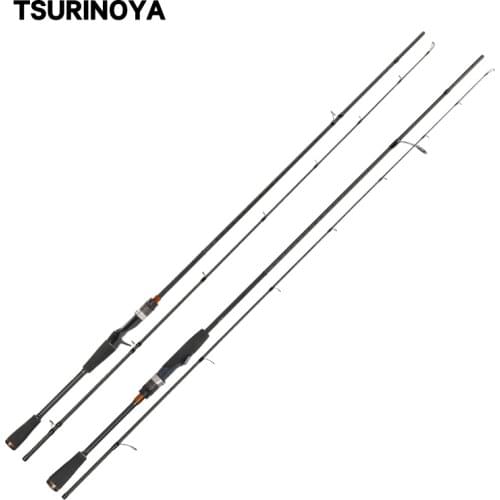Tsurinoya 1.95m 2.01m 2.13m 2.18m 2.28m Spinning Rod Casting Rod MF Action Fishing Rod FUJI Accessories Cana De Pescar Olta