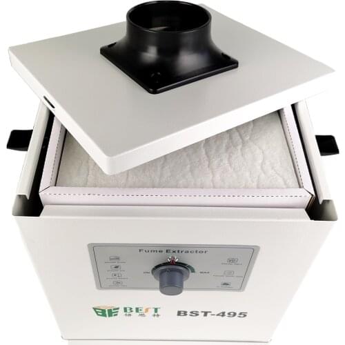 Welding Solder Fume Purification Equipment Mobile Indoor Air Activated Carbon Filter Smoke Purifier BST-495
