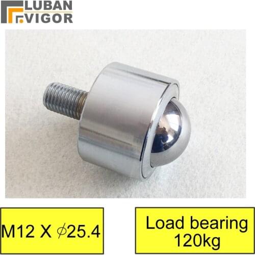 Factory outlets KSM25-FL,straight universal ball/caster/wheel Precision delivery ball,M12 screw,load bear 120kg,durable,hardware