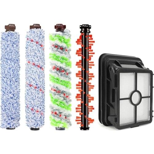 1PCS 1866 HEPA Filter 1868 Roller Brush for Bissell Crosswave 1785 1785G 1785V 1785W Vacuum Cleaner Parts Accessories