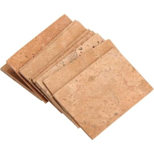 10pcs Natural Sax Neck Cork Sheet Sax Saxophone Corks Universal For Soprano/Tenor/Alto Woodwind Instruments Parts Accessories
