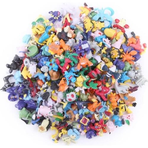 144Pcs Different Styles Pokemons Figures PVC Model Collection 2-3cm Anime cartoon Pokémon Pikachu Figure Toys Dolls Gift