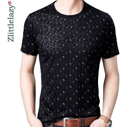 2020 Brand Casual Summer Luxury Short Sleeve T Shirt Men Streetwear Tshirt Fashion Fitness T-shirt Jersey Mens Tee Shirts 52011
