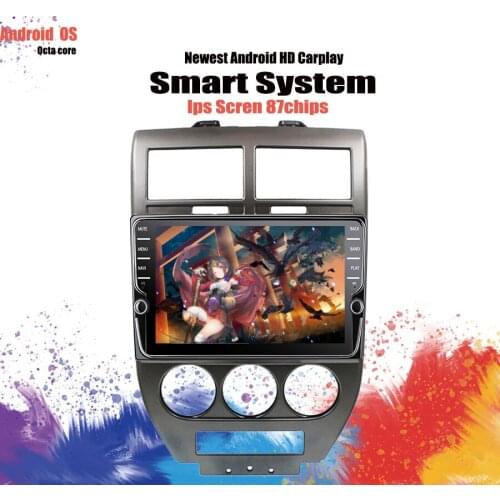 8 Core Car Radio Multimedia Video tape recorder Navigation GPS pc tablet For Jeep Compass 2007 2009 DVD BT 4G Lte WIFI carplay