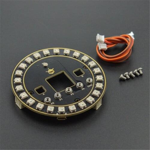 BlueRaven Micro: Circular RGB LED Expansion Board For Micro Bit