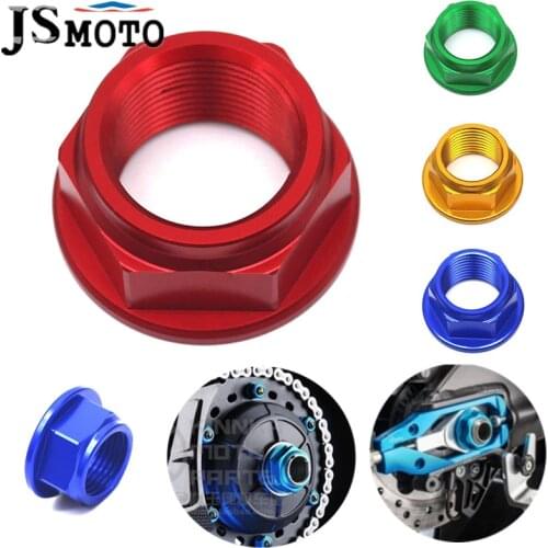 CNC Rear Wheel Axle Sprocket Nut Screw Bolt For YAMAHA MT-07 MT-09/Tracer SV650 SV650S Daytona675/675R Strsst Triple 675/675R