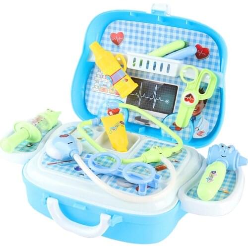 Children Pretend Toy Play House Doctor Medicine Box Medical Toy for Boy Girl