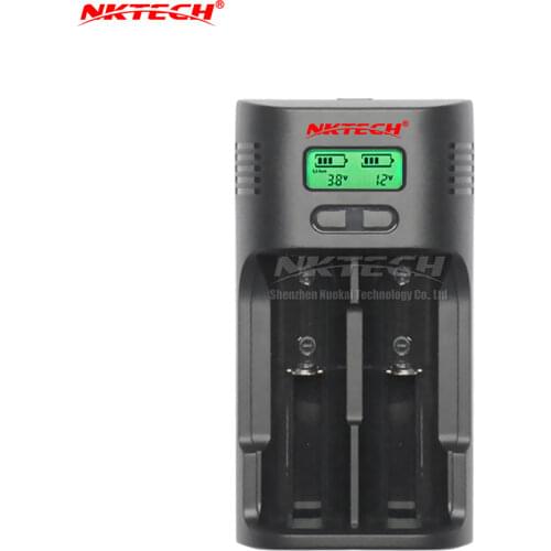 NKTECH T2 Intelligent Battery Chargers LCD 4.2V 3.6V 1.4V For Soshine 26650 18650 18500 14500 10440 AA AAA Li-ion Ni-MH LiFePO4