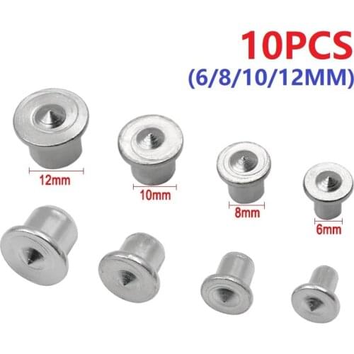 10Pcs Dowel Centre Point 6/8/10/12mm Wood Timber Marker Hole Tenon Center Set Woodworking Tool Part