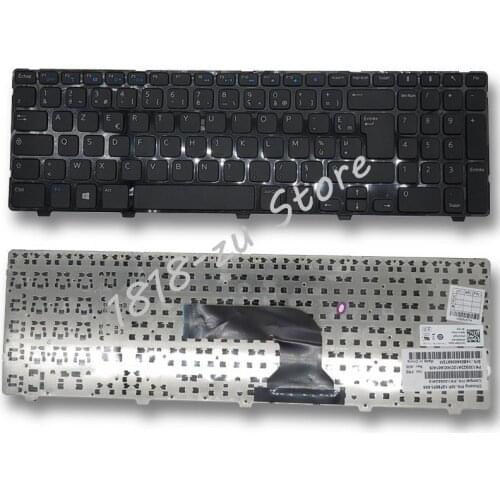 New FR French Keyboard For DELL 15R-5521 3521 2521 3537 5528 2528 3328 5421 FR laptop keyboard BLACK