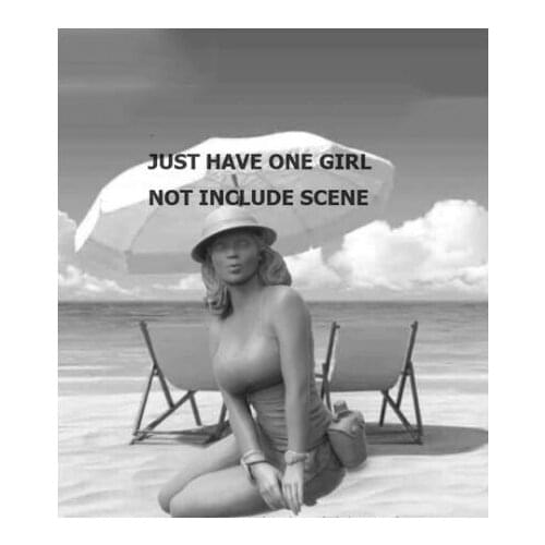 New Unassembled 1/24 SUMMER GIRL - Posing (JUST HAVE ONE FIGURE ) Resin Figure Unpainted Model Kit