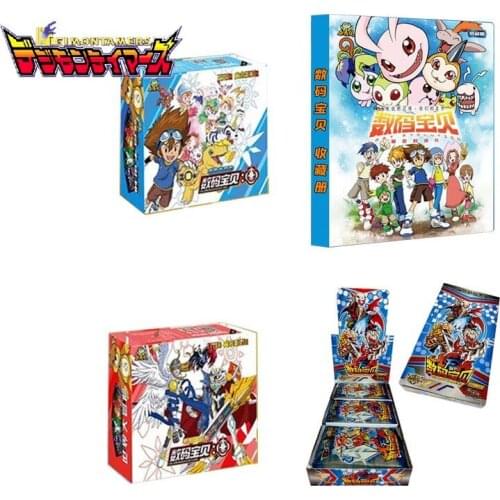 NEW Anime Digimon Adventure Tailmon Agumon Gilding Digimon Flash 3D Game Cards Kids Board Game Card Cartoon Characters Toys Gift