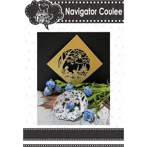 Greeting Card Cover Cutting Mold 2021 Princess Castle Scrapbook Metal Decoration Clear Stamp DIY Craft Creative Cutting