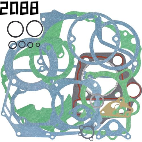 2088 Motorcycle Full Complete Gasket Set 50mm Bore For C100 WIN100 JD100 100cc Horizontal Engine Spare Parts