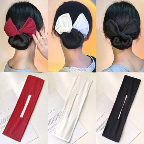 Korean Printing Leopard Bow Hair Bands For Women Fashion Elegant Solid Color Spin Hairband Girl Hairstyles Hair Accessories Gift