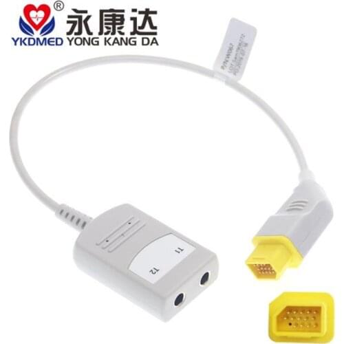 Compatible Nihon Kohden 14Pin Tempreture Adapter Cable