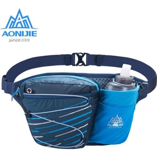 AONIJIE Sports Running Belt Bag Hydration Waist Bag Lightweight Fanny Pack For Outdoor Trail Running Jogging Fitness Gym