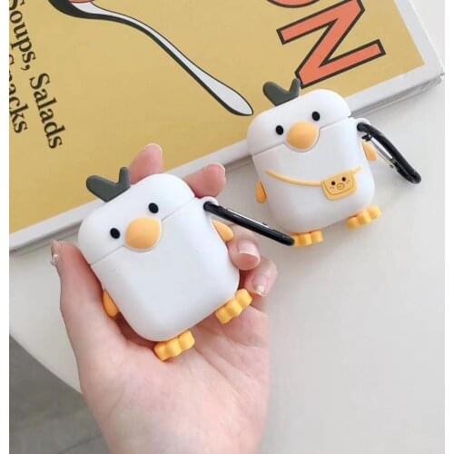 Protective Case Creative Convenient Silicone Full Earphone Protector for AirPods1/2