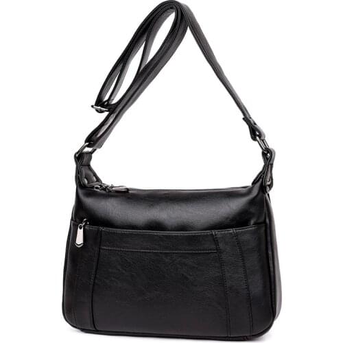 Women Bags Designer High Quality Leather Crossbody Shoulder Bags Main Big Pocket Women Messenger Bags Luxury Handbags