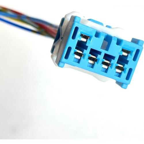 1PC for Honda 2007-16 CRV 8/9th Civic fuse box atmosphere light 6PIN hole reserved power male female plug wire line cable
