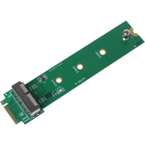2021 New For MacBook Air Pro 12+16 Pins SSD to M.2 Key M (NGFF) PCI-e Adapter Converter Card for PC Computer Accessories