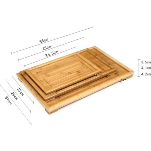"KingTeaMall" Bamboo Tea Tray Saucer Board 3 kinds of sizes Teawares Teasets Teatools