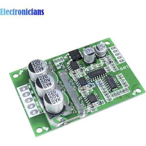 DC 12V-36V 500W PWM Brushless Motor Controller Hall Motor Balancing Automotive Balanced BLDC Car Driver Control Board Module