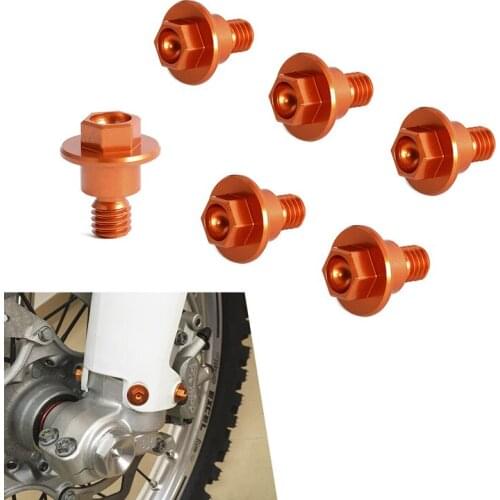 Front Fork Guard Bolts Screw for KTM SX SXF EXC EXCF XCF XCW XCFW Freeride 50 65 85 125 200 250 300 350 400 450 500 505 525 530