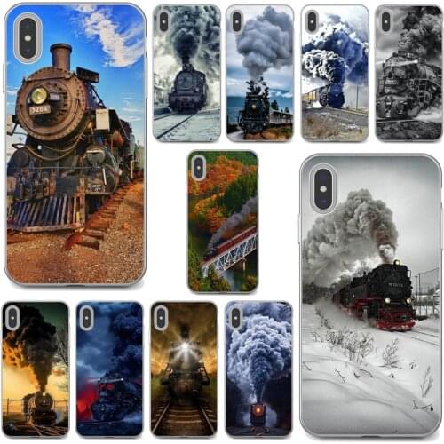 For Huawei Nova 2 2i 3 3i Y3 Y5 Y6 Y7 Y9 Prime 2015 2016 2017 2018 2019 Silicone Cover Steam-Trains-Galore-old-trains