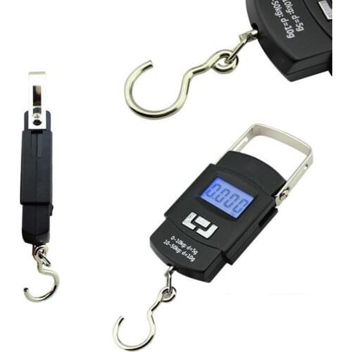 1 Pcs 50Kg / 110lb Digital Portable Luggage Scale hand Electronic Kitchen scale scale E6L9