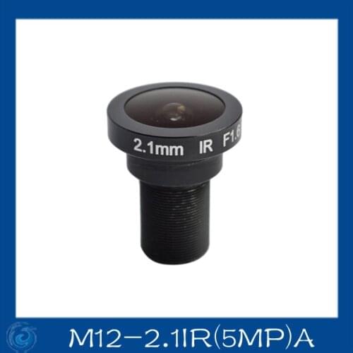 HD 5Megapixel Fish Eye Lens 2.1mm cctv board camera lens Board Fixed F1.6 Lens .M12-2.1IR(5MP)A