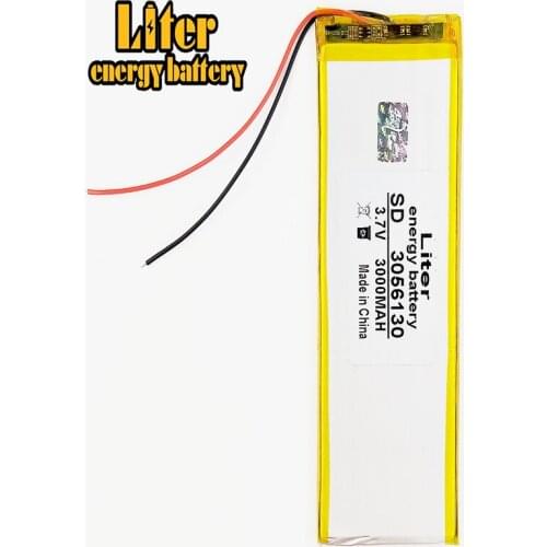 3056130 3.7V 3000mah 3055130 Lithium polymer Battery With Protection Board For GPS Tablet PC Digital Products