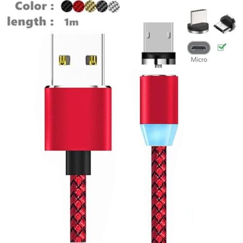 Magnetic Micro USB Charger Cable For Samsung S7 S6 Edge A10 A6 A7 2018 Magnet Charge Cord For Honor 8A 8X 8C 6A Meizu V8 M6 M5S