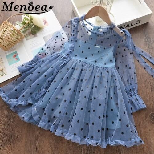 Menoea Toddler Girl Summer Clothes 2020 Spring Children Clothes Lace Dress Party Kids Clothing For Girls Birthday Dresses