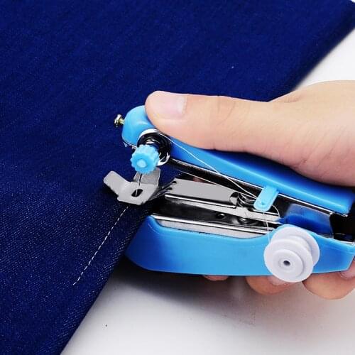 Mini sewing machine home portable manual outdoor small sewing machine travel pocket sewing machine DIY sewing machine