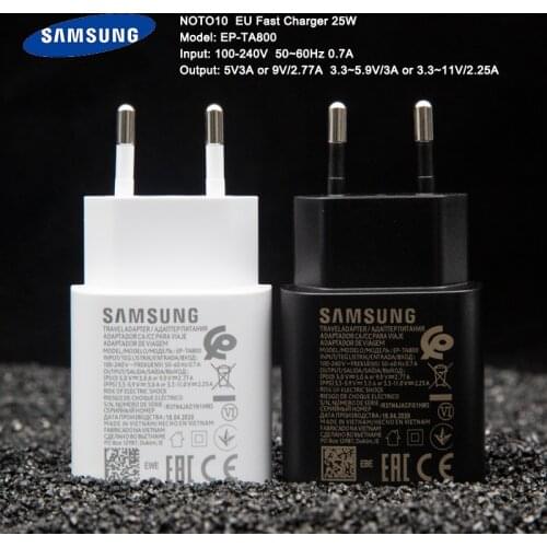 Originele Samsung S21 S20 5G 25W Charger Surper Snel Opladen Usb Type C Pd Pps Quick Opladen Eu voor Galaxy Note 20 Ultra 10