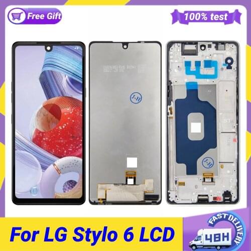 Original 6.8" For LG Stylo 6 Q730 Q730AM Q730TM LCD Display Touch Screen Digitizer For LG Stylo 6 Replacement Assembly Parts