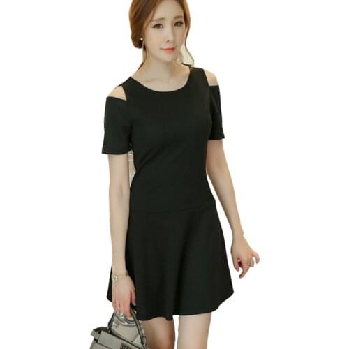 Spring Summer Party Dress 2019 Women Sexy Mini Dresses Elegant Dress printing Brand Female strapless cascading ruffle black red