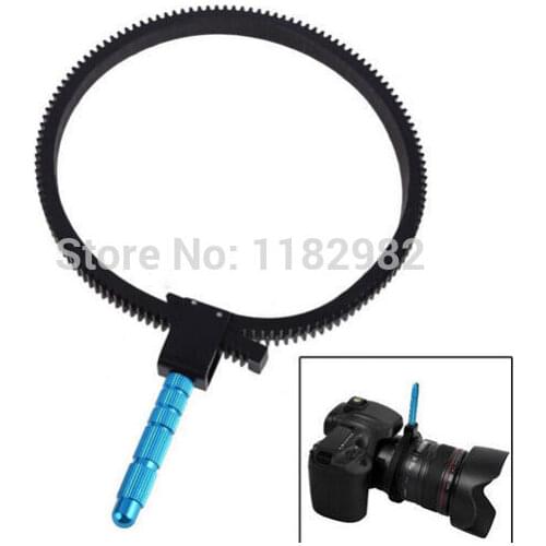 Adjustable Flexible Gear Ring Belt w/Hand For DSLR Camera Follow Focus Zoom Lens lens size 49mm 52mm 55mm 58mm 62mm 67mm 72mm