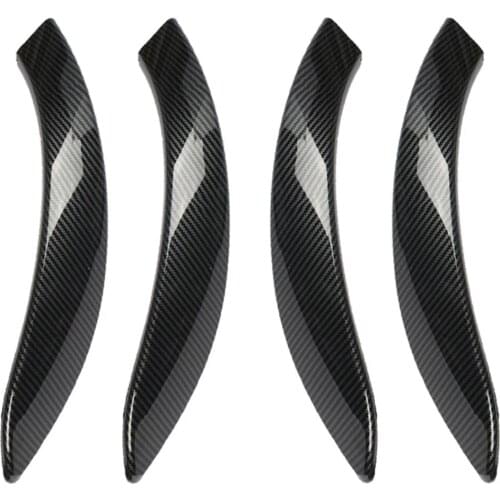 Carbon Fiber Handle For BMW F30 F80 F31 F32 F33 F34 F35 F36 3 4 Series Car Interior Fornt Rear Door Panel Handle Pull Trim Cover