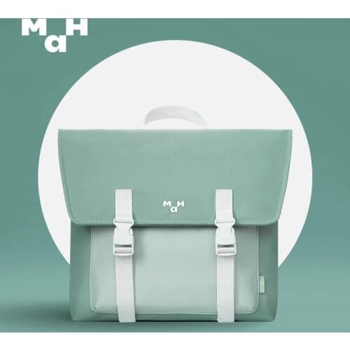MAH School Bag Women Backpack Cambridge Bag Casual Laptop Backpack Environmentally Friendly Renewable Fabric