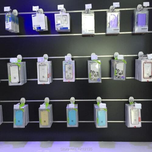 50 Pieces High Quality Supermarket Display Scan Hook With Acrylic Price Tag Holder