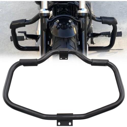Motorcycle Black Engine Guards Buffer Crash Bars Knee Legs Frame Protector Bumper for Harley Sportster XL 883 1200 2004-2019