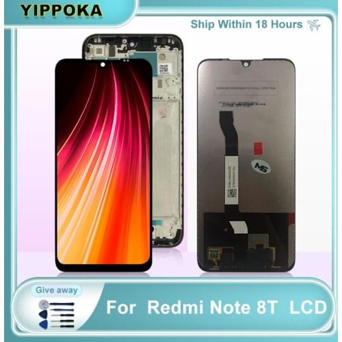 6.3" For Xiaomi Redmi Note 8T LCD Display Touch Screen Digitizer Assembly Replacement Parts For Redmi Note 8T Display