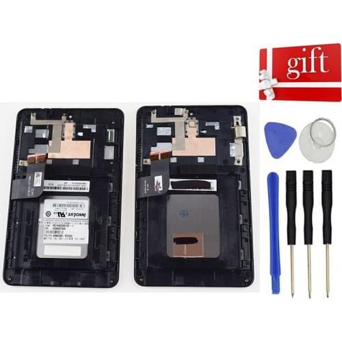 For Asus MeMO Pad HD7 ME173 ME173X K00B LCD Display Screen Panel Module and Touch Screen Digitizer Sensor Assembly with Frame