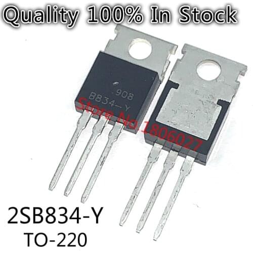 10pcs/lot 2SB834-Y B834-Y 2SB834 B834 TO-220 High Power Transistor