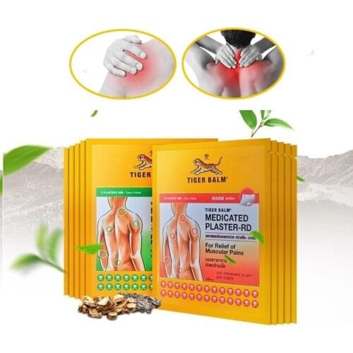 20Pcs/10Bags Red Tiger Balm Neck Back Body Pain Relaxation Joints Pain Relief Patch