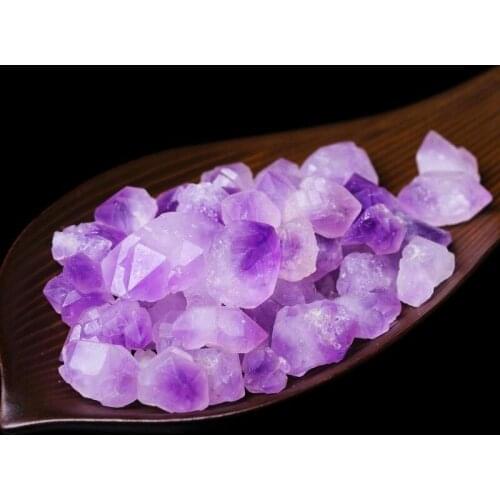 50g natural amethyst rough specimen for handmade DIY fish tank aquarium bonsai decoration crystal ornament gift about 1cm