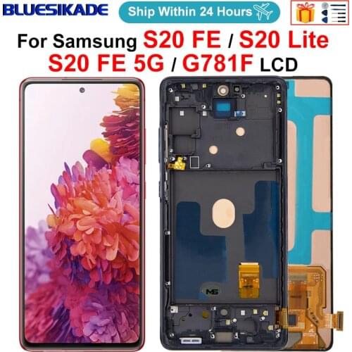 6.5" Original For Samsung Galaxy S20 FE 5G Display LCD G780 Screen Touch Digitizer For Samsung S20 FE S20 Lite LCD Replacement