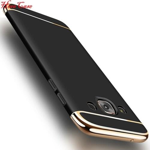 For Samsung Galaxy J7 2015 Case J700 Luxury 3 in 1 Case Gold Plating Case Cover For Samsung J7 2016 J710 J710F Back Cover Coque